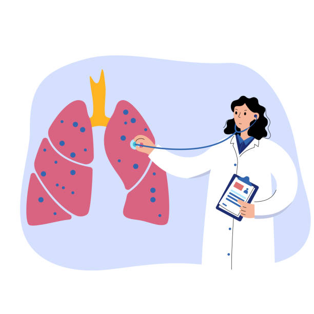 ilustrações, clipart, desenhos animados e ícones de conceito de logotipo do intestino - inhaling human lung problems anatomy