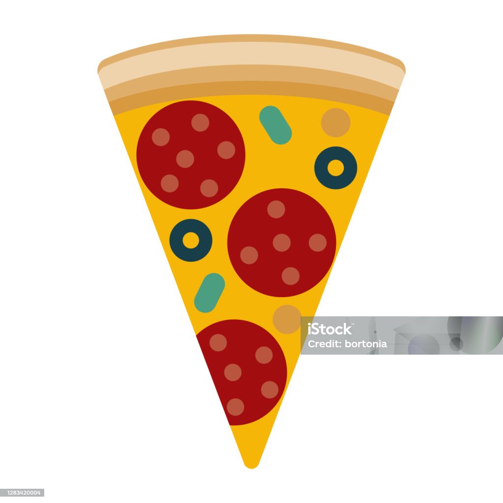 Ícone de pizza em fundo transparente - Vetor de Pizza royalty-free Ícone de pizza em fundo transparente - Vetor de Pizza royalty-free
