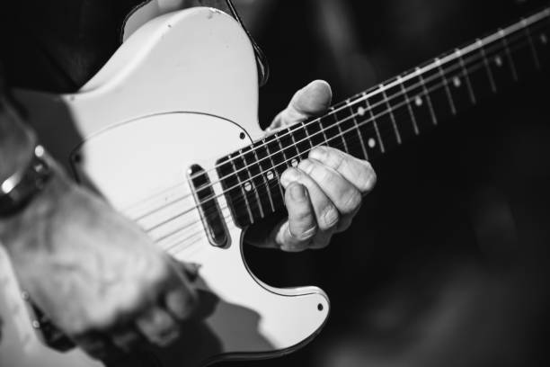 istock Guitar player in a concert 1283431638