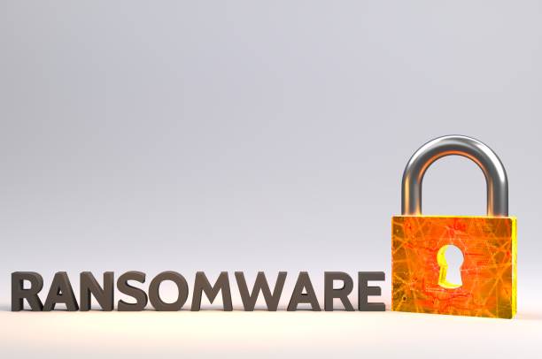 ransomware - encryption security system security padlock stock-fotos und bilder