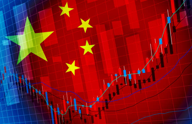 istock China Economy Global Market Background Design Chart Material graph illustration image 1283432617
