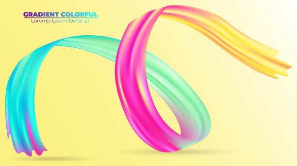 istock Color brushstroke oil or acrylic paint background modern colorful 1283434242