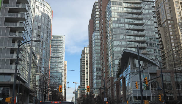 istock Seymour Street, Downtown Vancouver, Canada, in Winter 1283437024