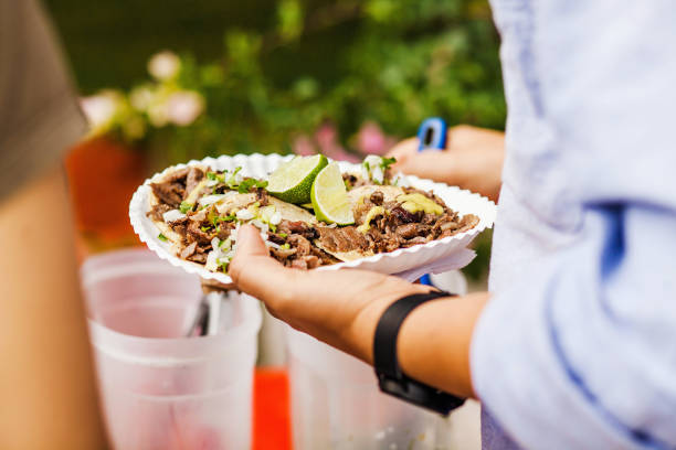 Mexican Tacos al Pastor in Mexico city