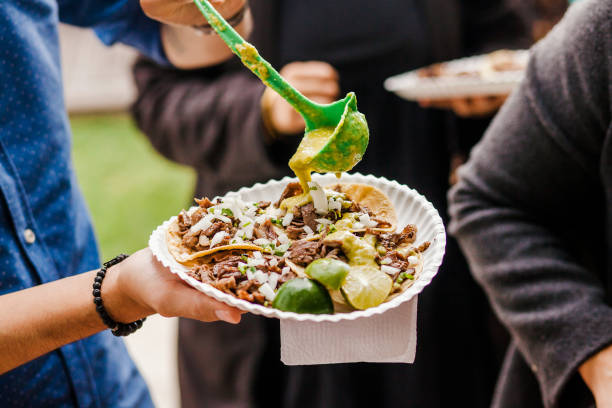 istock Mexican Tacos al Pastor in Mexico city 1283445229