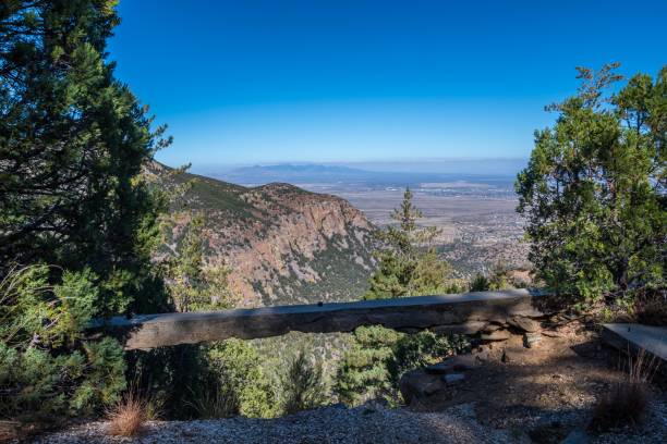 An overlooking view of Sierra Vista, Arizona stock photo