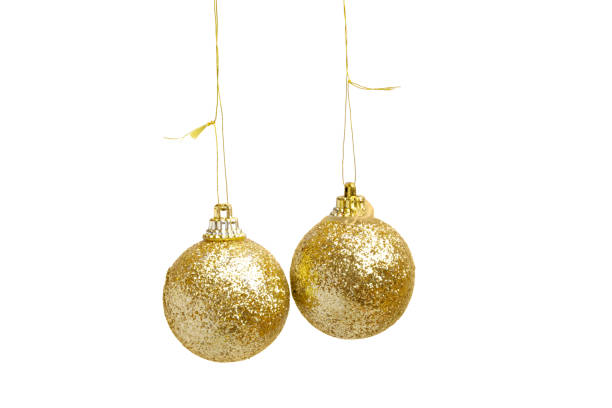 istock Colorful Christmas ball hanging 1283457605