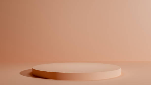 istock Podium or stand on pastel background 1283459878