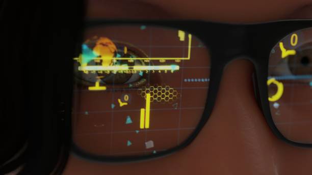 istock Woman wearing modern spectacles 1283465938