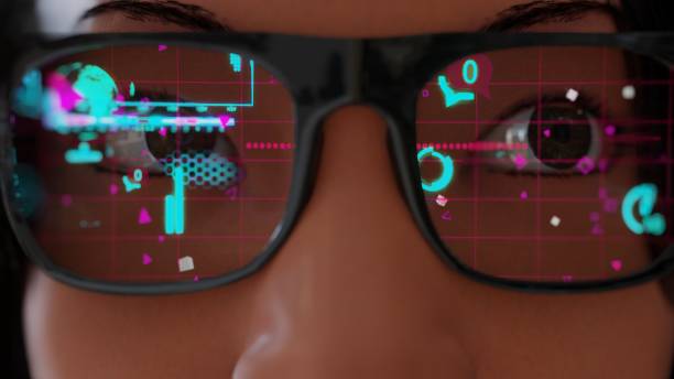 istock Woman wearing modern spectacles 1283465939