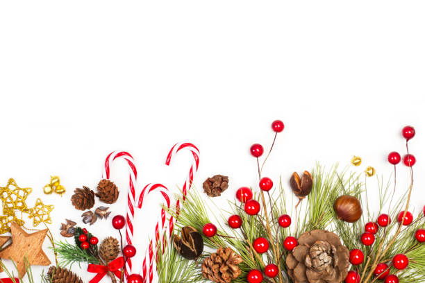 istock A christmas decoration on a white background 1283469795