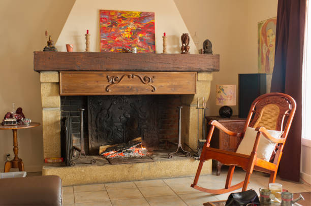 istock A good fireplace in this period of containment to warm the body and mind 1283473296