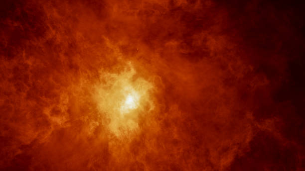 istock Abstract image of nebula, cosmic smoke and volumetric light 1283475260