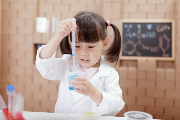 istock young girl plays science experiments for home schooling 1283477915