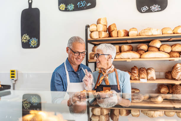 istock Bakers checking quality of products 1283480484
