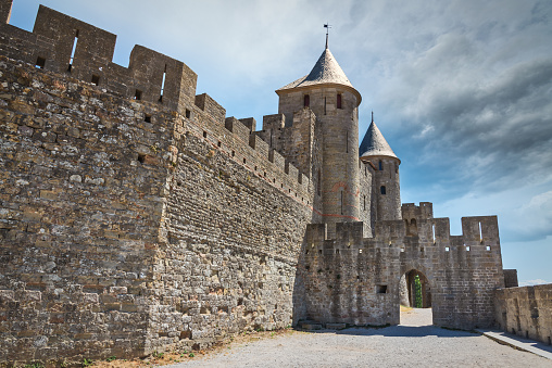 The tower of the hanged, view from the outside, city of Cahors, Lot department, France