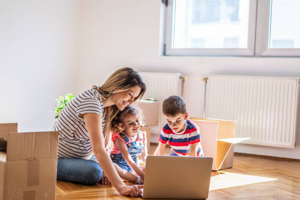 istock Family moving into new home 1283483864
