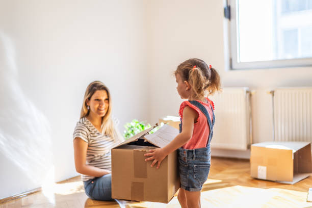 istock Family moving into new home 1283484570