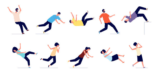 tripping and falling Images High Quality Grahic 2,200+ Man Tripping And Falling Stock Illustrations, Royalty-Free ...