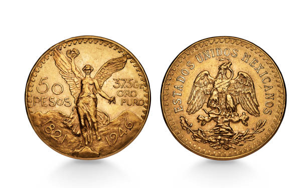 istock 50 pesos gold Mexico Centenario 1283491391