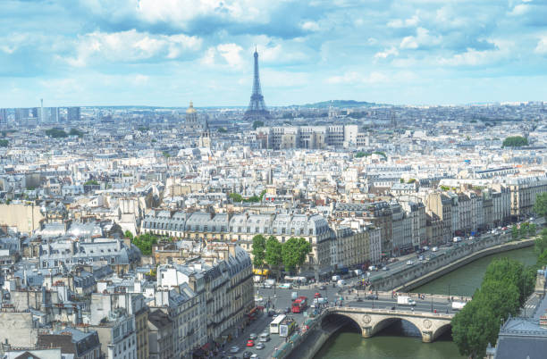 istock View on Eiffel Tower, Paris, France 1283494788