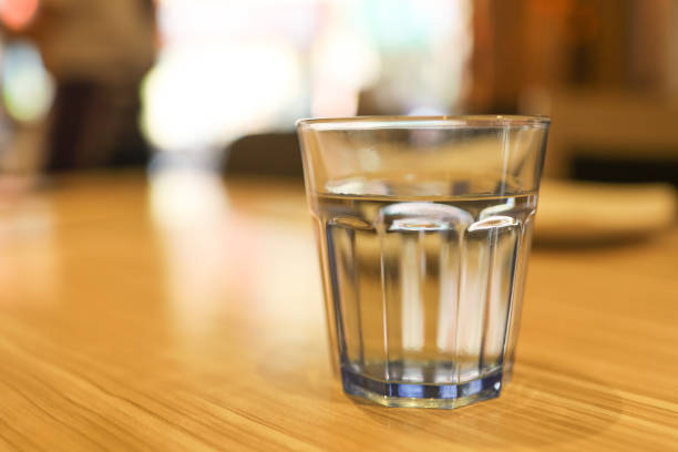 istock A glass of water on the table 1283503010