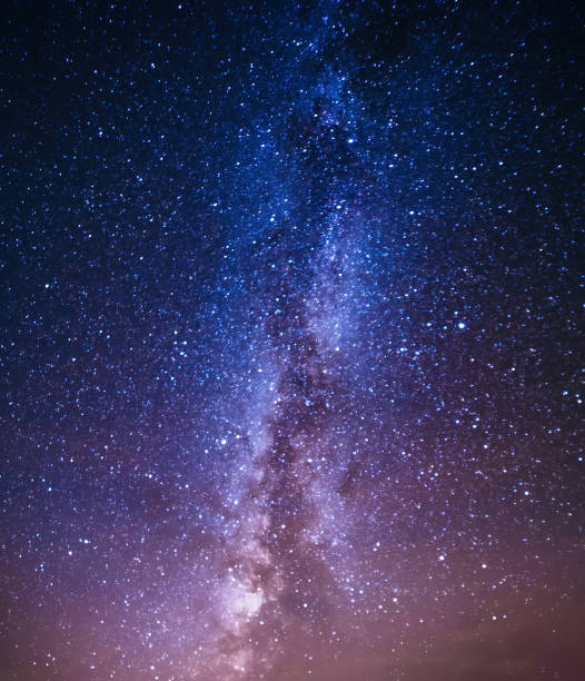 istock The Milky Way Galaxy with stars background 1283505902