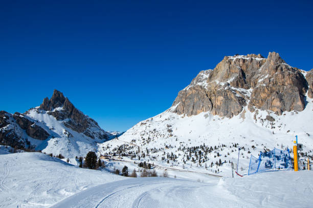 istock Dolomites winter mountains ski resort 1283513887