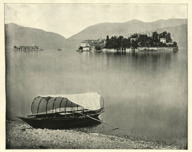 istock Lake Maggiore, Isola Bella, Italy, 19th Century 1283523319