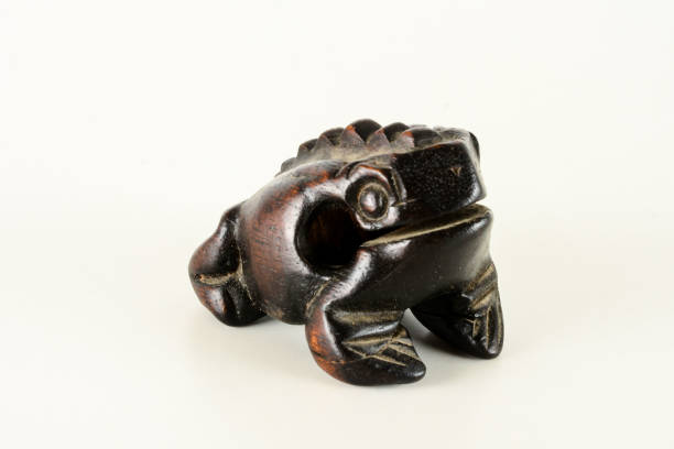 istock Oriental wooden frog musical instrument 1283524622