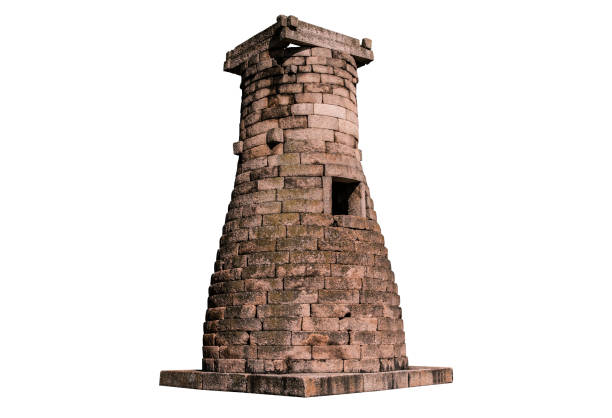 istock Cheomseongdae  ( Ancient Watch tower to star )in Gyeongju,South korea(isolated). 1283525788