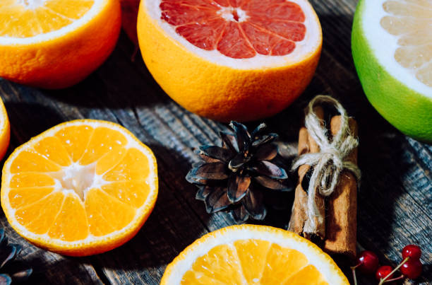 istock spicy spices with different citrus fruits and nuts 1283528561