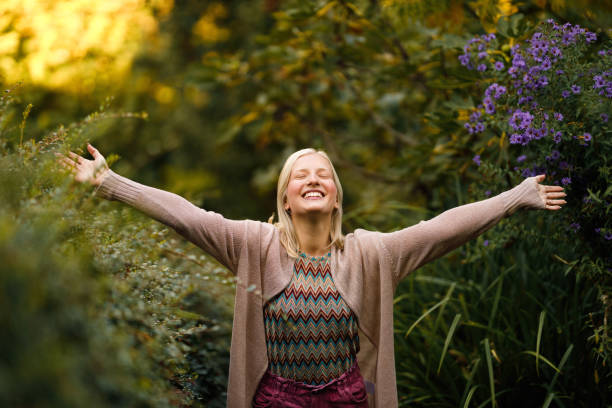 istock Woman in garden 1283531886