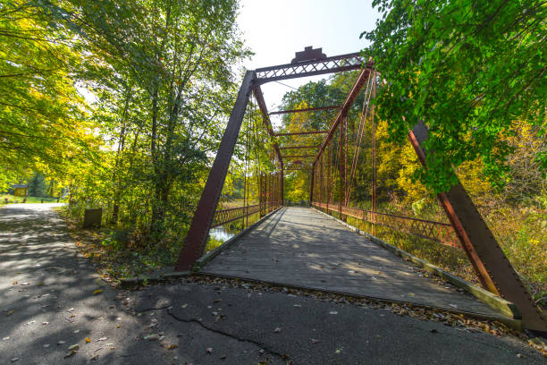 istock Historic Bridge Park In Battle Creek Michigan 1283536732