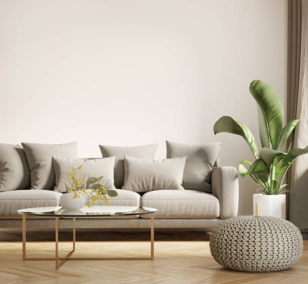 istock 3d render of a cosy living room with a grey sofa 1283537814