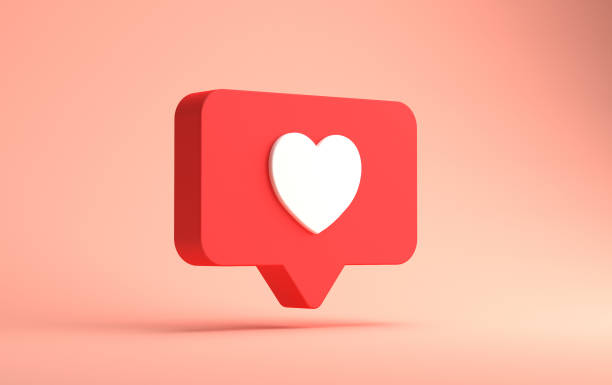 istock 3d rendering of social media like notification isolated on a pink background 1283546408