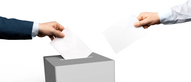 istock Vote on democratic elections, referendum. Make right choice. 1283547172