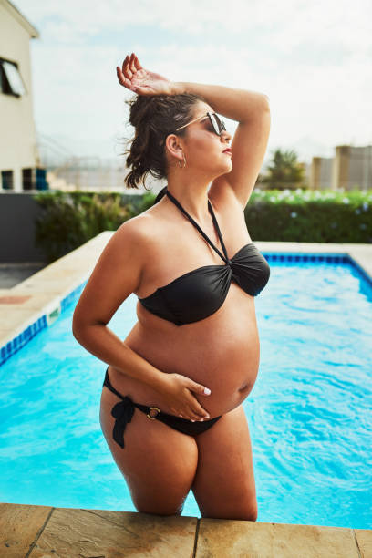 istock Being pregnant makes everything harder, even relaxing 1283547296
