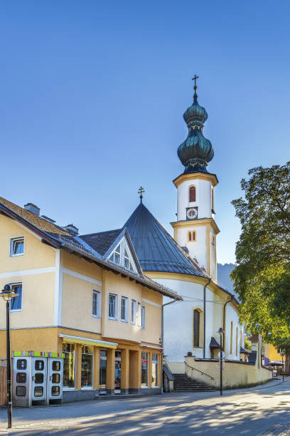 istock Church of Saint Egidius in Gilgen, Austria 1283548785