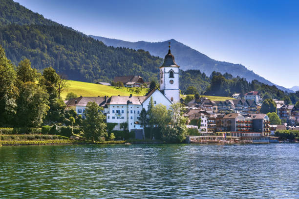 istock View of St. Wolfgang, Austria 1283548787
