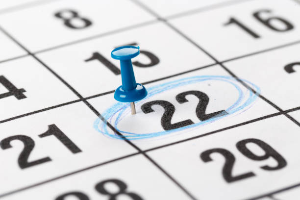 istock blue buttons on the calendar. Concept idea to do planning. 1283550226