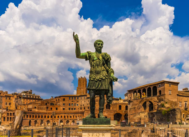 istock Caesar Augustus statue first emperor Roman Forum Rome Lazio Italy landmark 1283551265