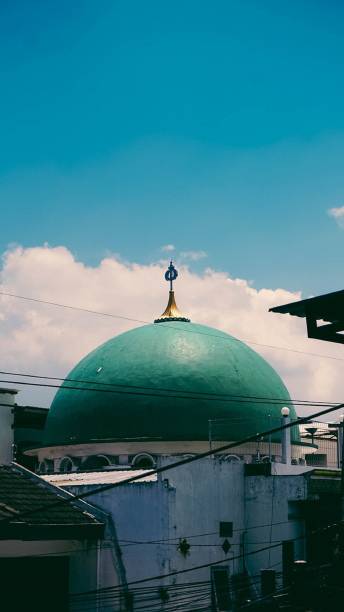 Beautiful Sky Above the Mosque