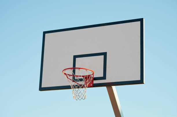 istock New basketball board with basket 1283552734