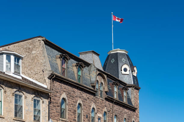 istock Ancient building in Downtown Fergus, Wellington County, Ontario, Canada 1283556026