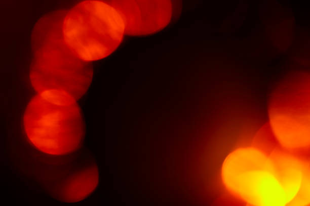 istock Abstract glass light leaks reflections on black background 1283558724
