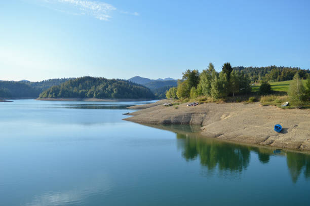istock Panoramic view on Lake Lokve at Gorski kotar, Croatia 1283563000