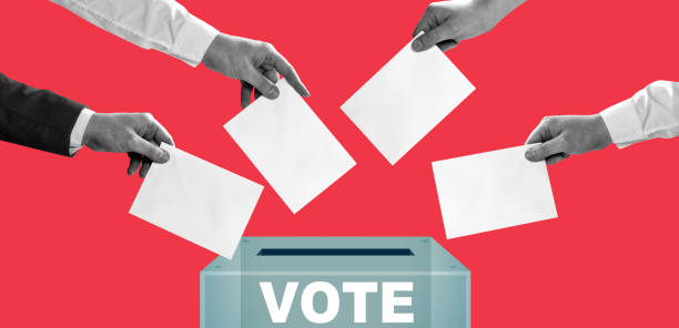 istock Vote on democratic elections, referendum. Make right choice. 1283565096
