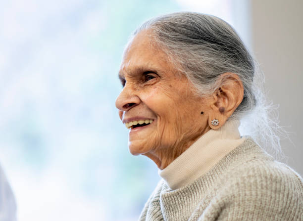 istock Beautiful elderly woman 1283565553