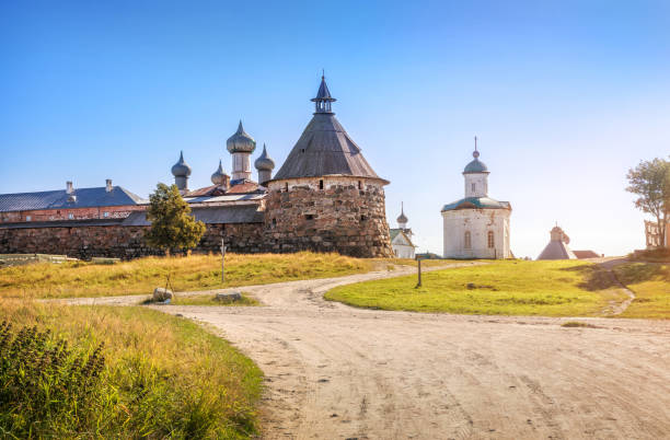istock The Korozhnaya Tower of the Solovetsky Monastery 1283570846